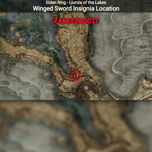 Rotten Winged Sword Insignia Location   Where To Find Winged Sword Insignia In Liurnia Of The Lakes 